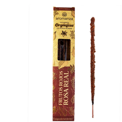 Sahumerio Organico Frutos Rojos Rosa - Aromanza