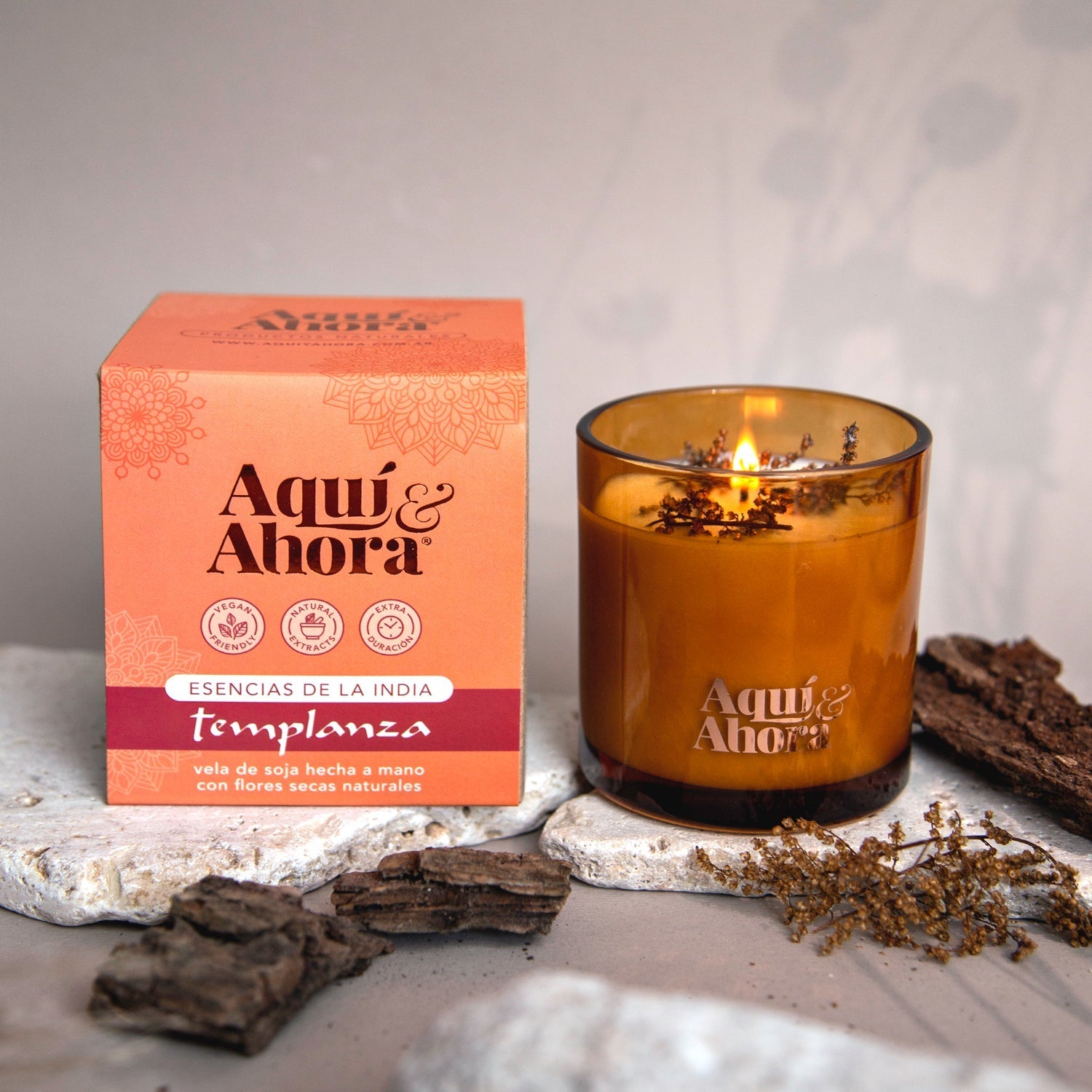 Velas de Soja PREMIUM - Aqui&Ahora.