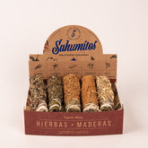 Sahumitos Surtidos Hierbas y Maderas x 5