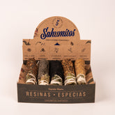 Sahumitos Surtidos Resinas y Especias x 5