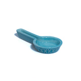 Sahumador Porta Incienso Esmaltado Celeste Sagrada Madre