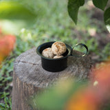 Sahumador de Mano Acero Negro