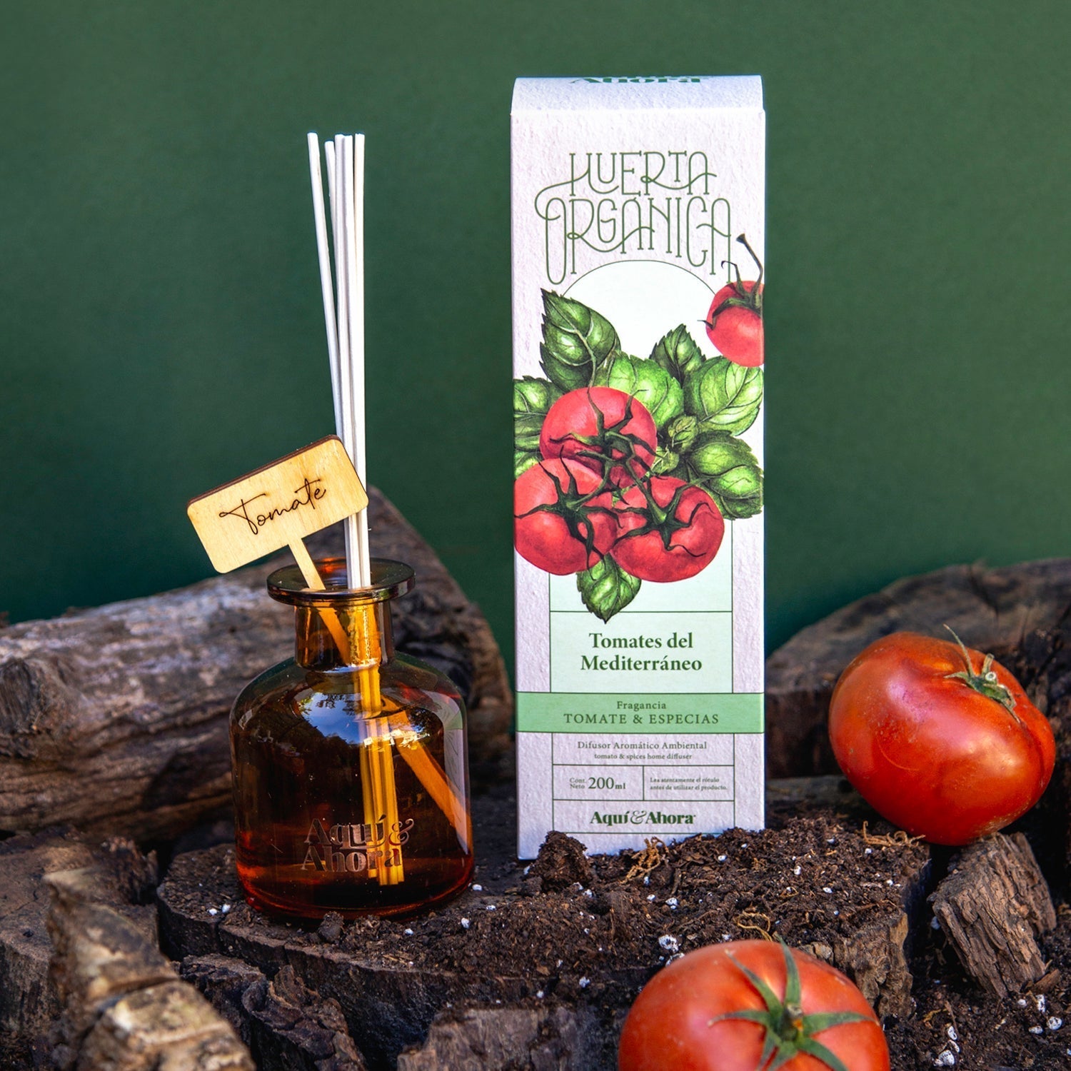 Difusores Varillas Huerta Organica - Aqui&Ahora.