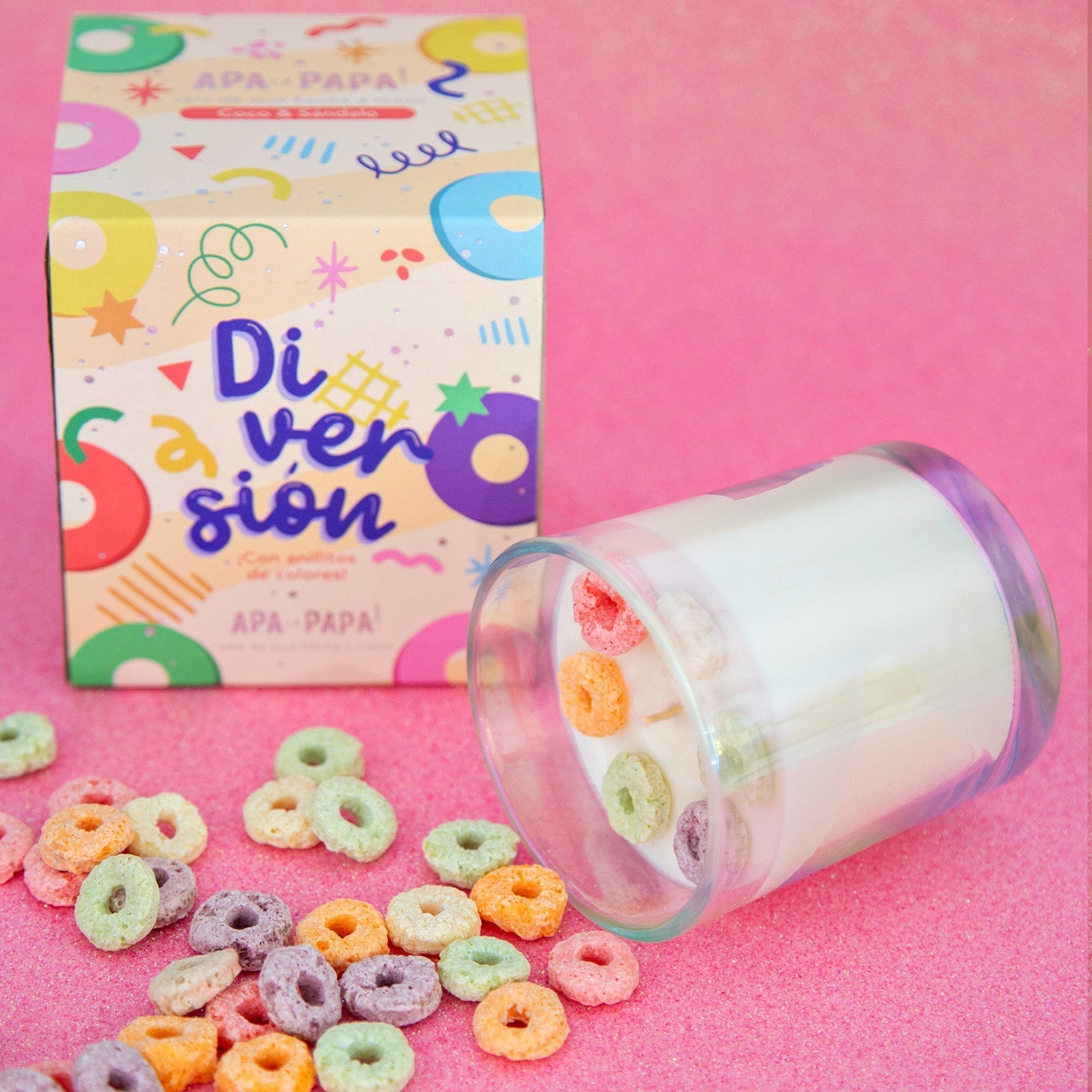 Velas de Soja Holográfica APA - Aqui&Ahora.