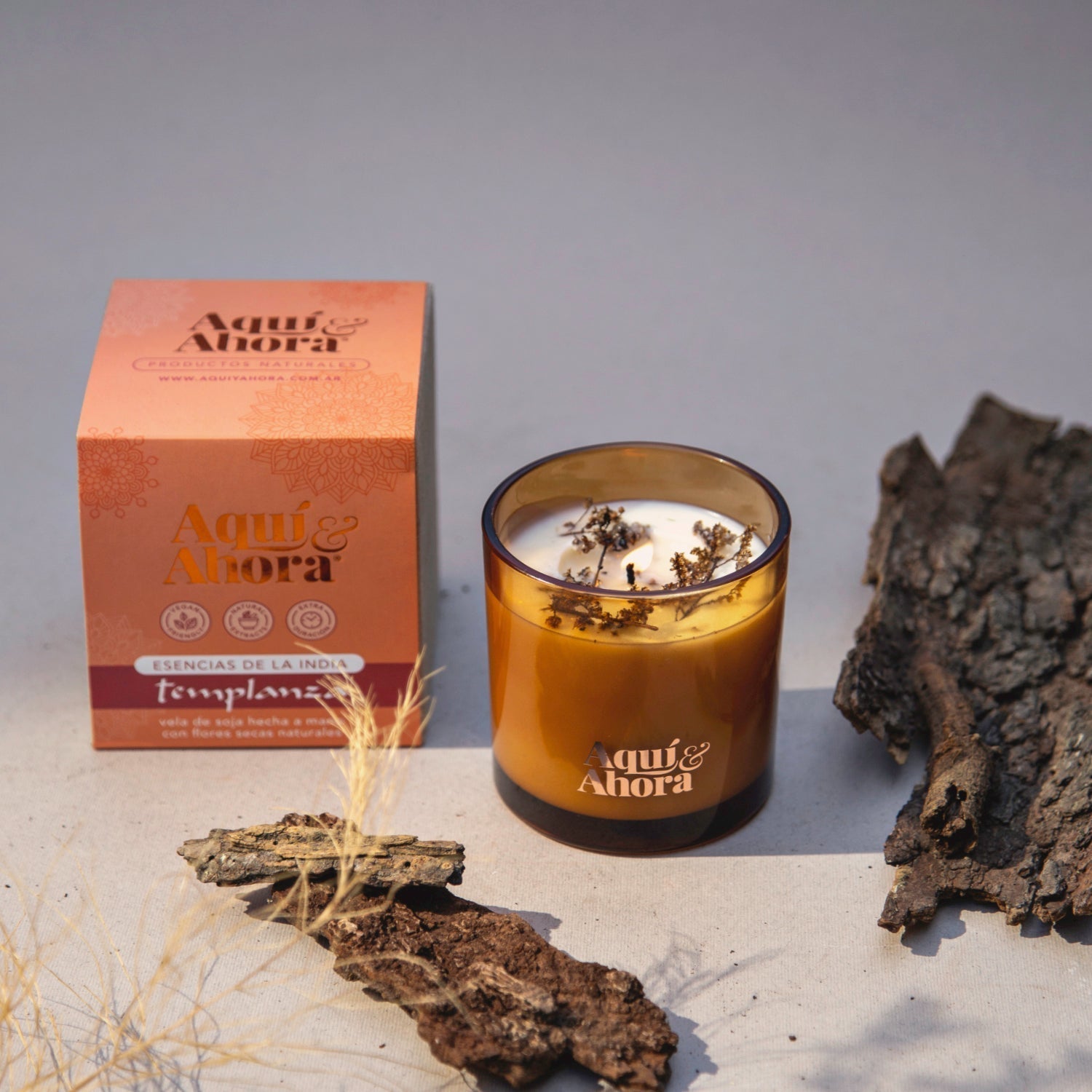 Velas de Soja PREMIUM - Aqui&Ahora.
