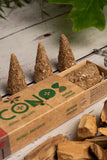 Sahumerio en Conos Patchouli Palo Santo Sagrada Madre