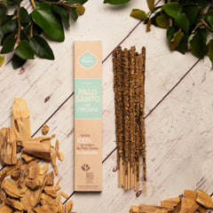 Sahumerio Palo Santo con Fresias- Sagrada Madre