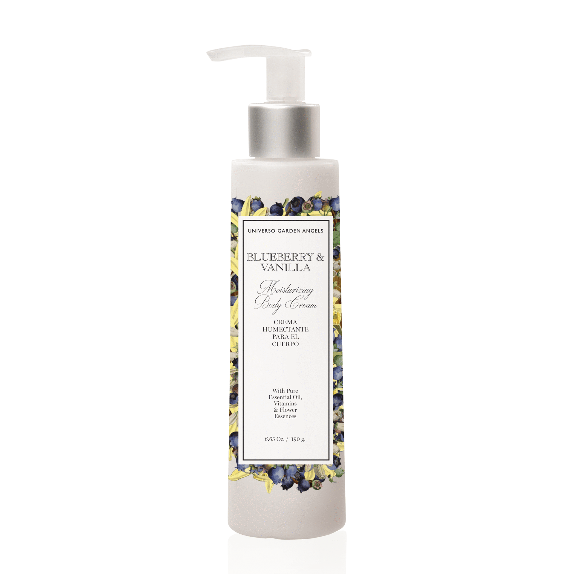 Crema Aterciopelada para el Cuerpo Blueberry & Vanilla - Universo Garden Angels Chile