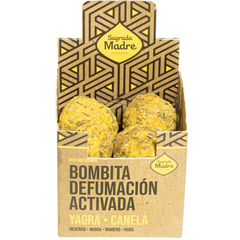 Bombitas Defumación Activada Yagra & Canela - Sagrada Madre