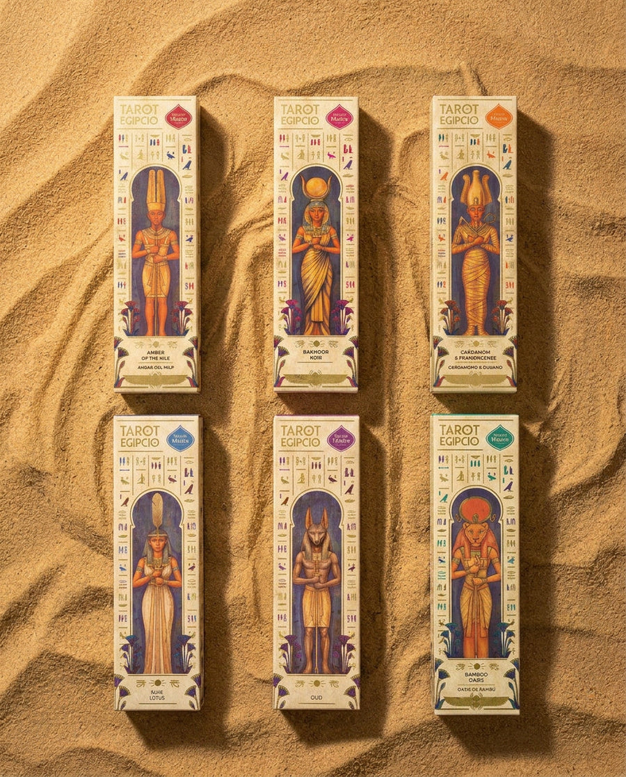 Sahumerio Tarot Egipcio Bakhoor Noir