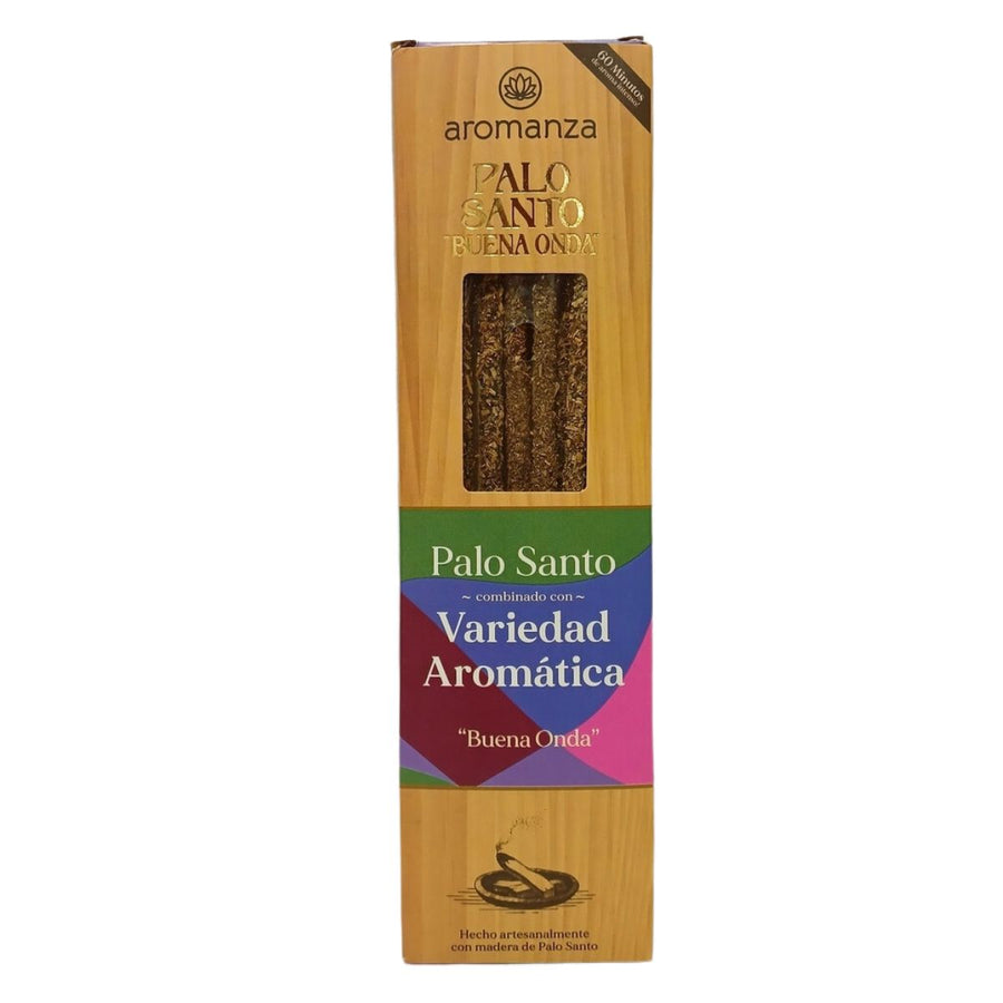 Sahumerio Palo Santo Buena Onda Variedad Aromatica - Aromanza