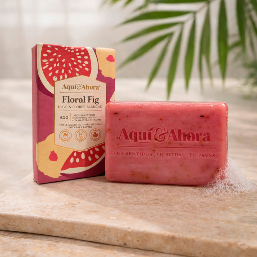 Jabón Aromático Premium 150 g con Manteca de Karité Aquí y Ahora