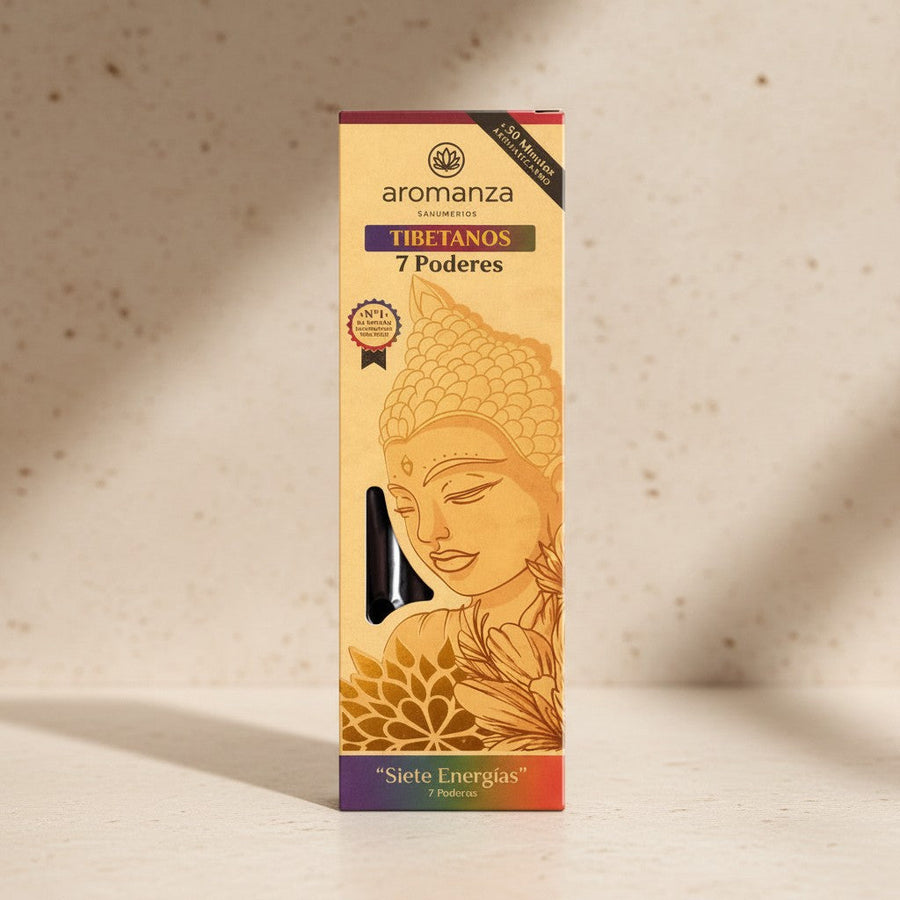 Sahumerio Tibetano 7 Poderes - Aromanza