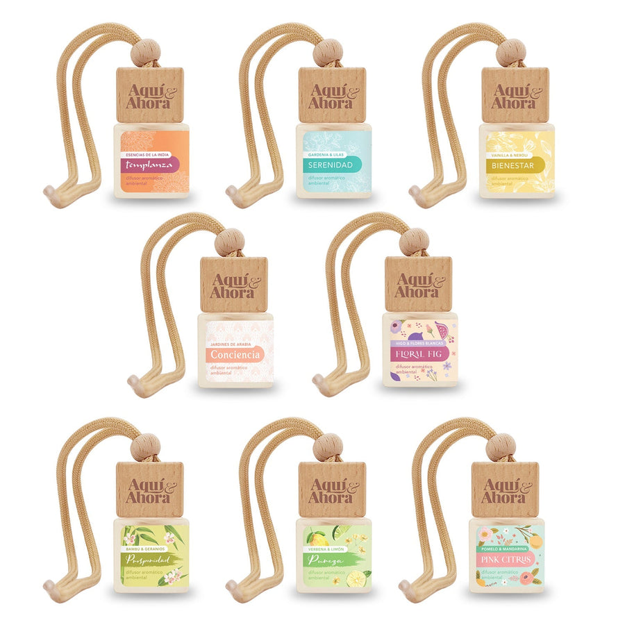 Difusores Colgantes de Auto - Aqui&Ahora.