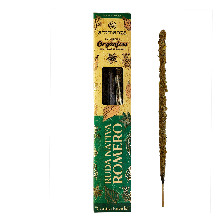 Sahumerio Organico Ruda Nativa Romero - Aromanza