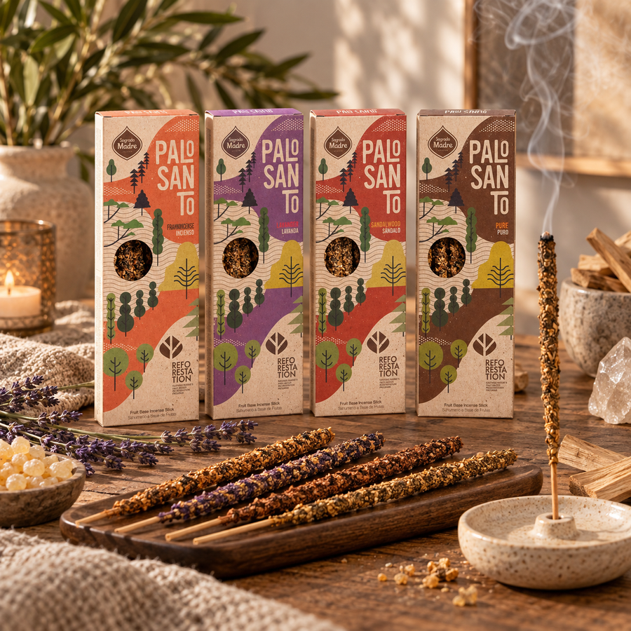 Pack Mayorista Sahumerios Corto Palo Santo 16 Unidades