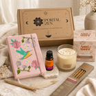 Ritual Journaling Amor Propio | Cuaderno + Aceite + Sahumerio + Vela | Aquí & Ahora