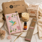Ritual Journaling Amor Propio | Cuaderno + Aceite + Sahumerio + Vela | Aquí & Ahora