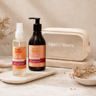 Regalo Templanza | Neceser Clear Nude + Aromatizador Chic 250 ml + Jabón Líquido 350 ml