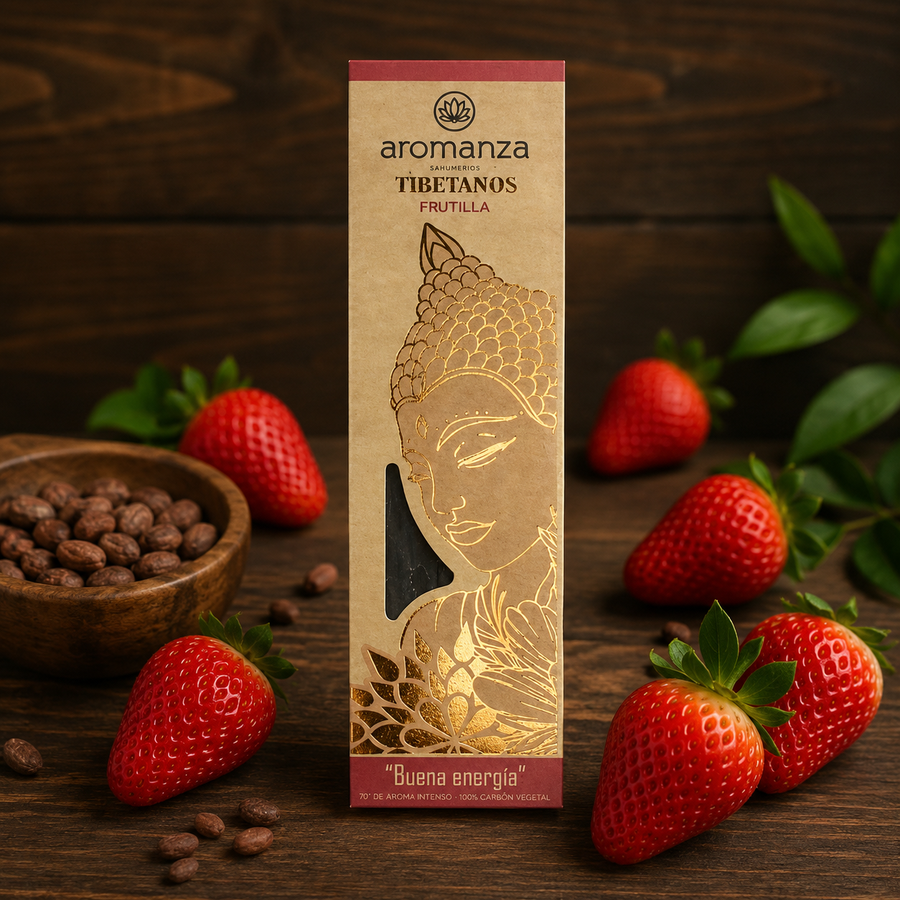 Sahumerio Tibetano Dulces Frutillas - Aromanza