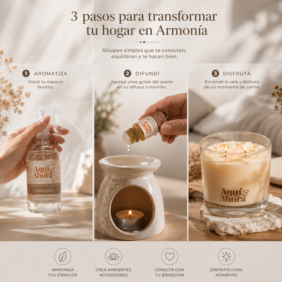 Pack Casa en Armonía | Aquí & Ahora