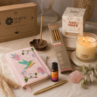 Ritual Journaling Amor Propio | Cuaderno + Aceite + Sahumerio + Vela | Aquí & Ahora