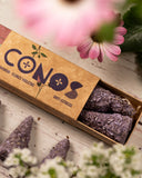 Sahumerio en Conos Lavanda y Flores Violetas - Sagrada Madre