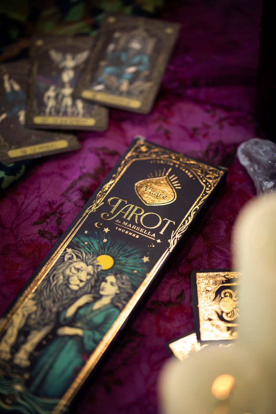 Sahumerio Tarot De Marsella Vainilla - Olibano