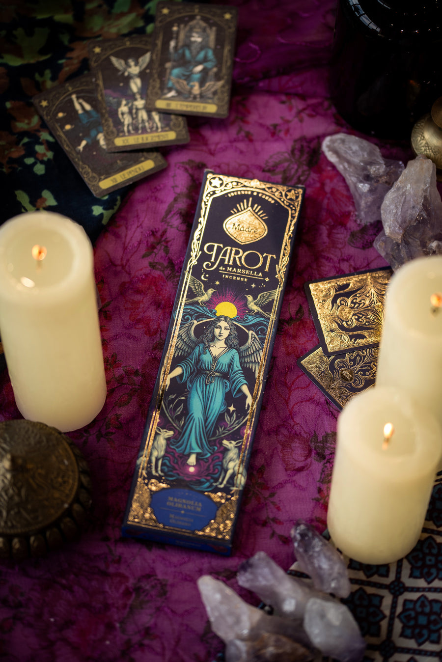 Sahumerio Tarot De Marsella Magnolia - Olibano