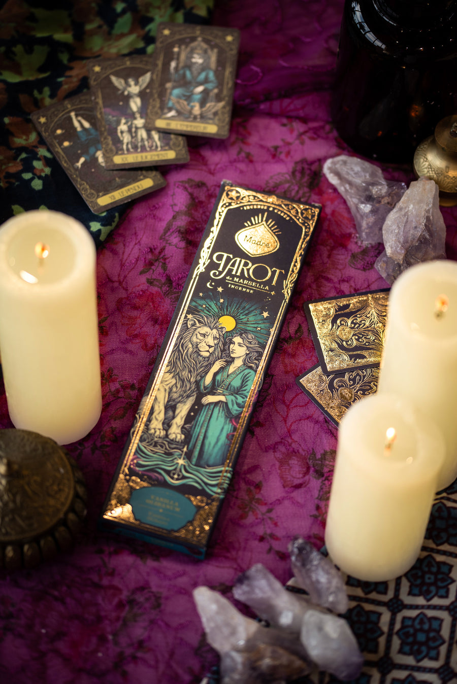 Sahumerio Tarot De Marsella Vainilla - Olibano