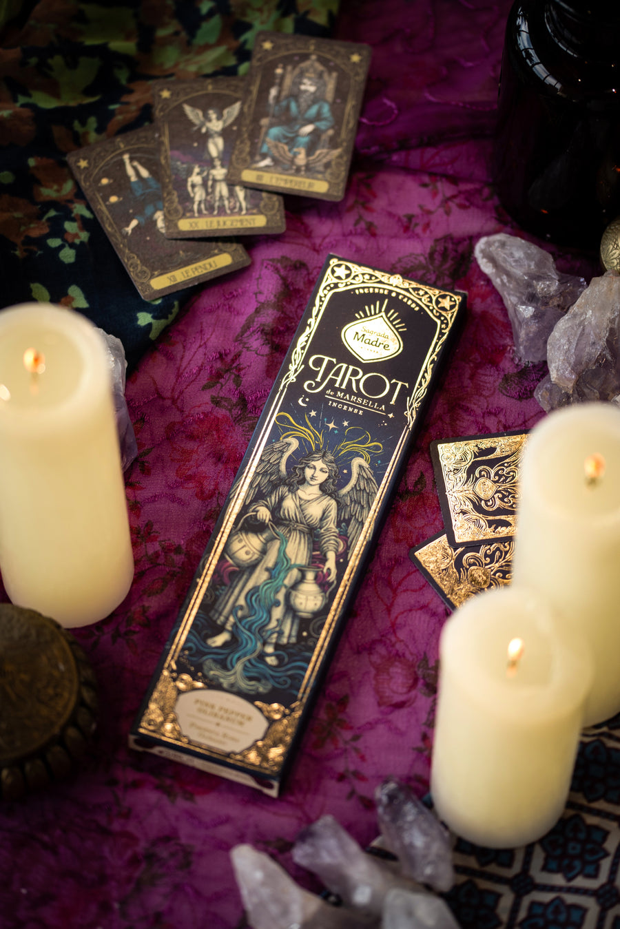 Sahumerio Tarot De Marsella Pimienta Rosa - Olibano