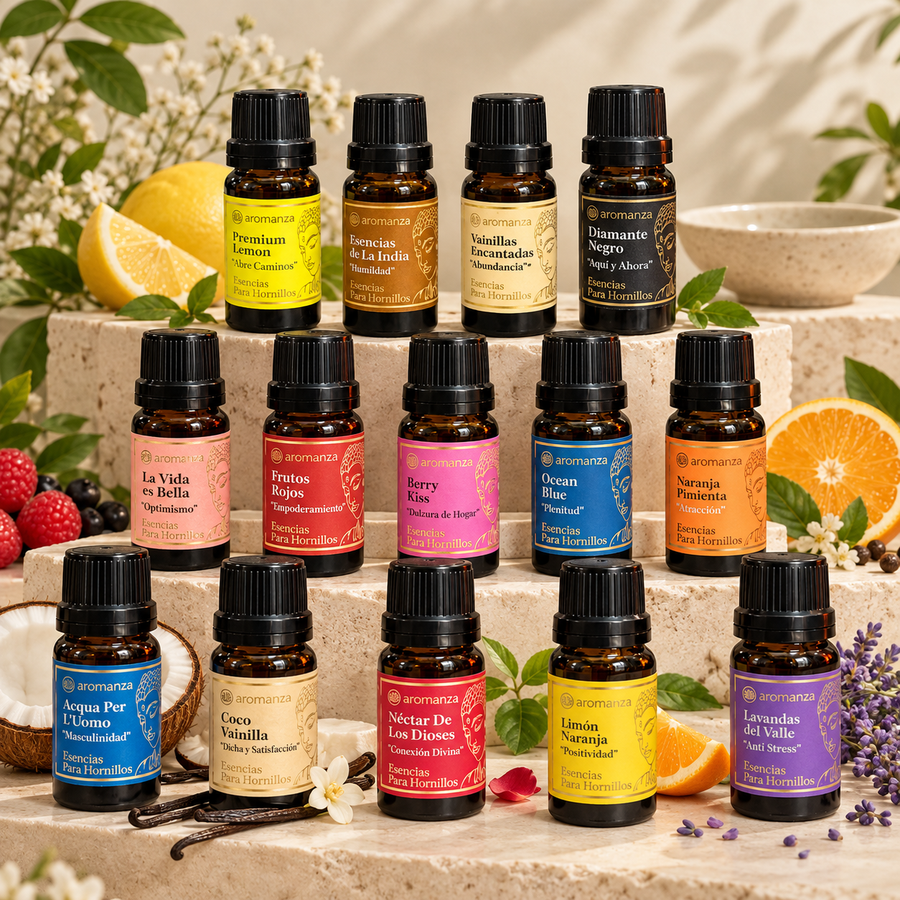 Pack Mayorista Aceites Esenciales Aromanza Surtidos x42