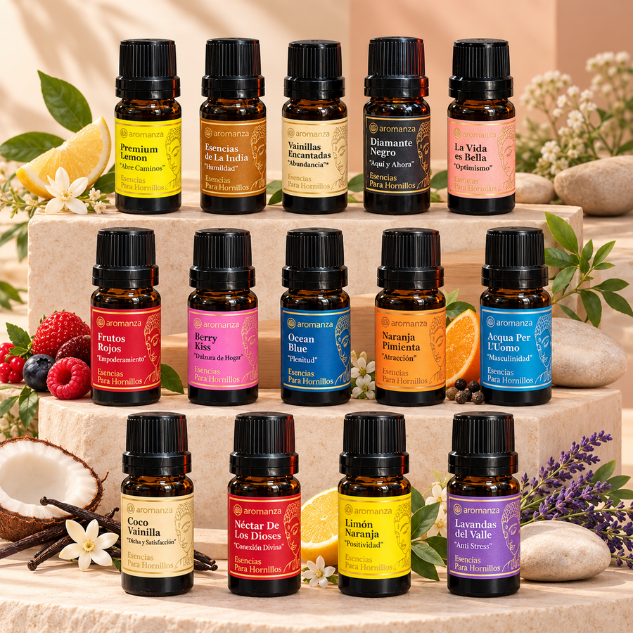 Pack Mayorista Aceites Esenciales Aromanza Surtidos x42