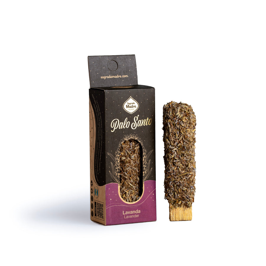 Palo Santo stick Flores de Lavanda de Patagonia Sagrada Madre