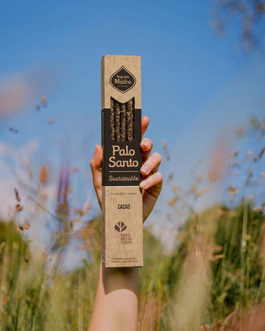Sahumerio Palo Santo con Cacao