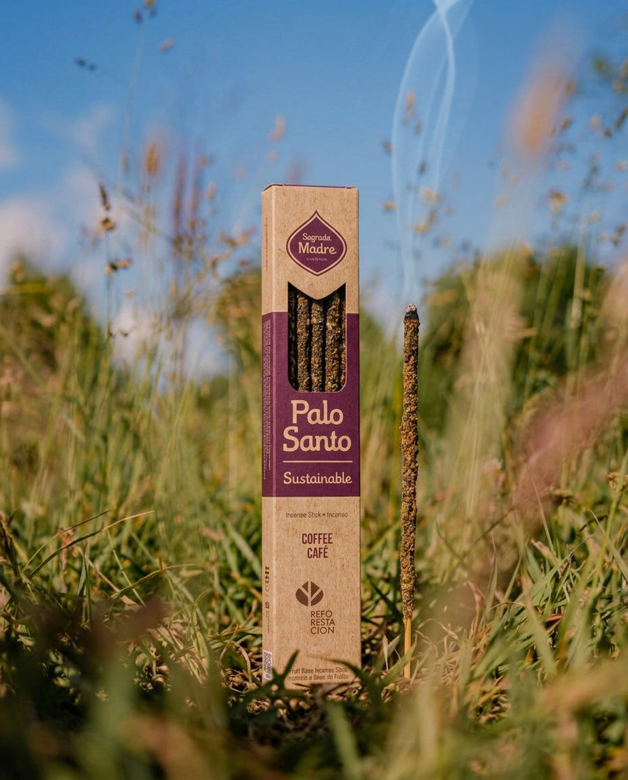 Sahumerio Palo Santo con Café