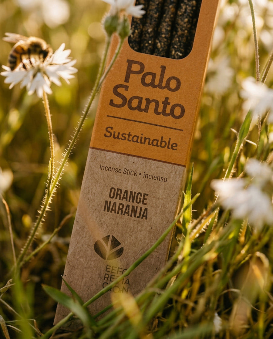 Sahumerio Palo Santo con Naranja