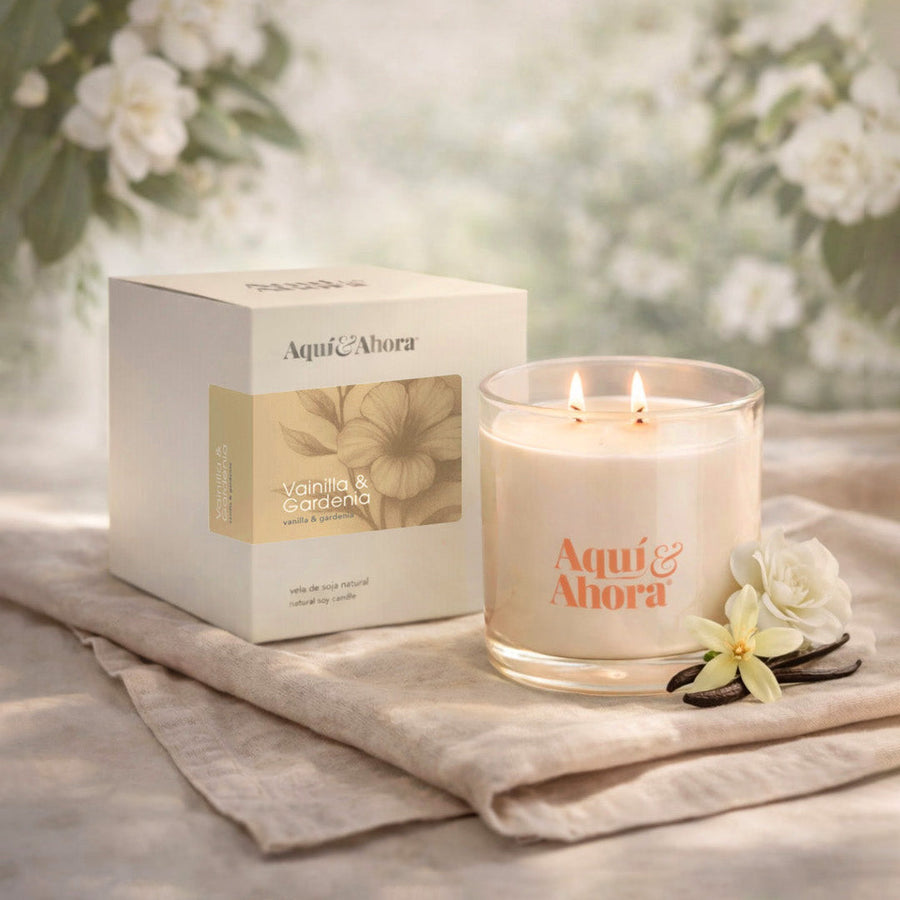 Velas de Soja Premium XL Aquí y Ahora – 2 Mechas