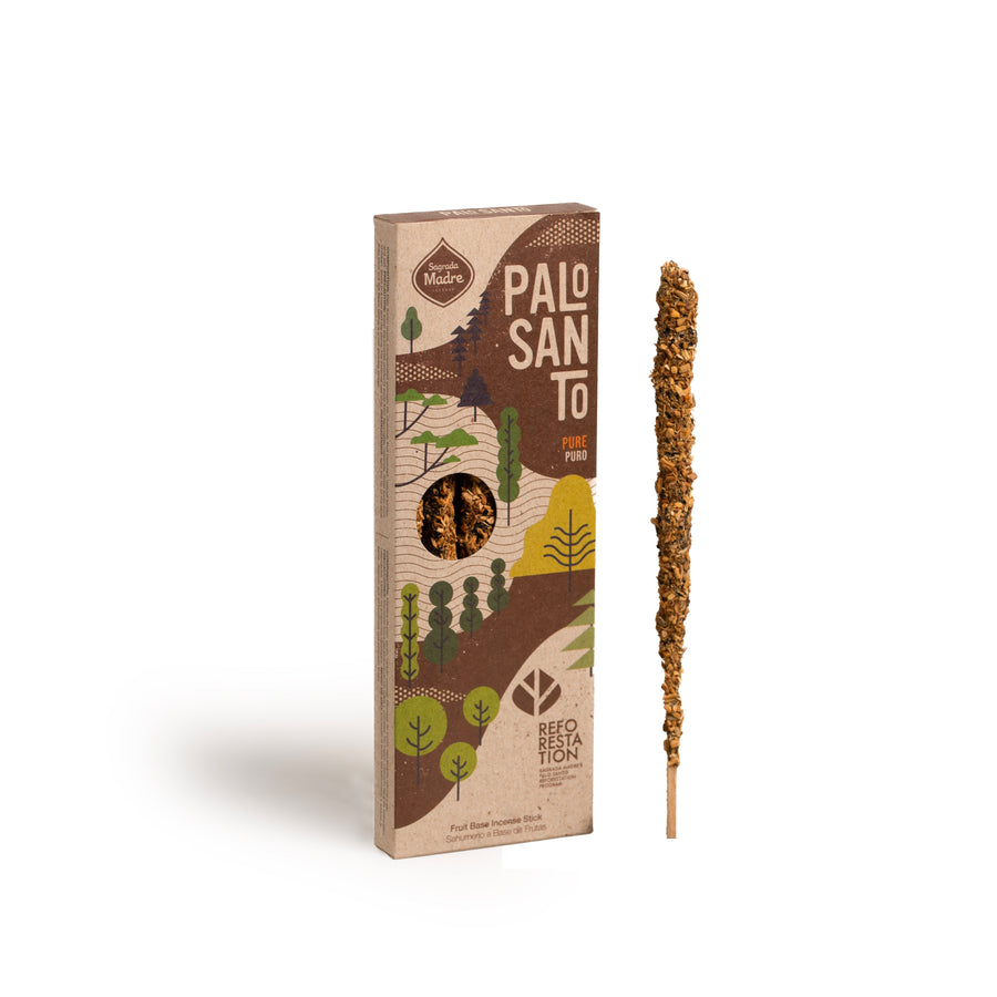 Sahumerio Corto Palo Santo Puro Sagrada Madre