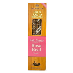 Sahumerio Palo Santo Buena Onda Rosa Real - Aromanza