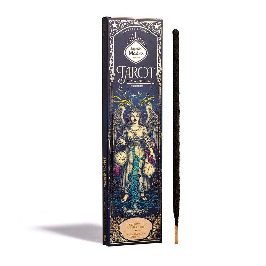 Sahumerio Tarot De Marsella Pimienta Rosa - Olibano
