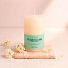 Velas Aromáticas Aquí y Ahora 6 x 10 cm