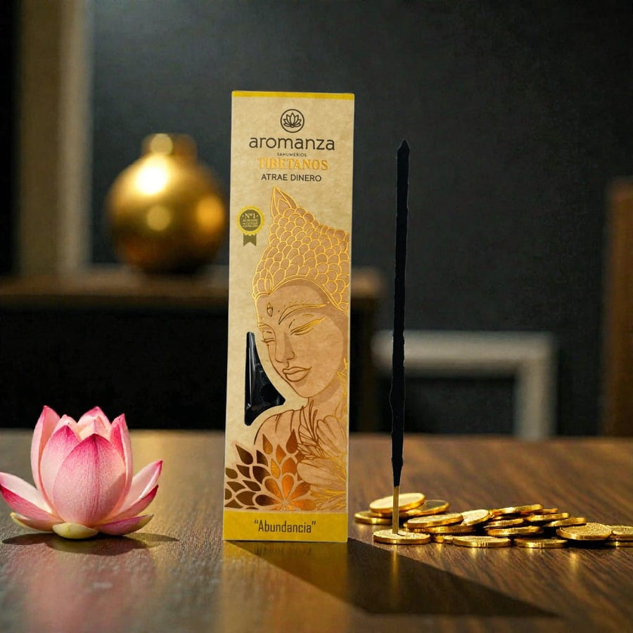Sahumerio Tibetano Atrae Dinero - Aromanza