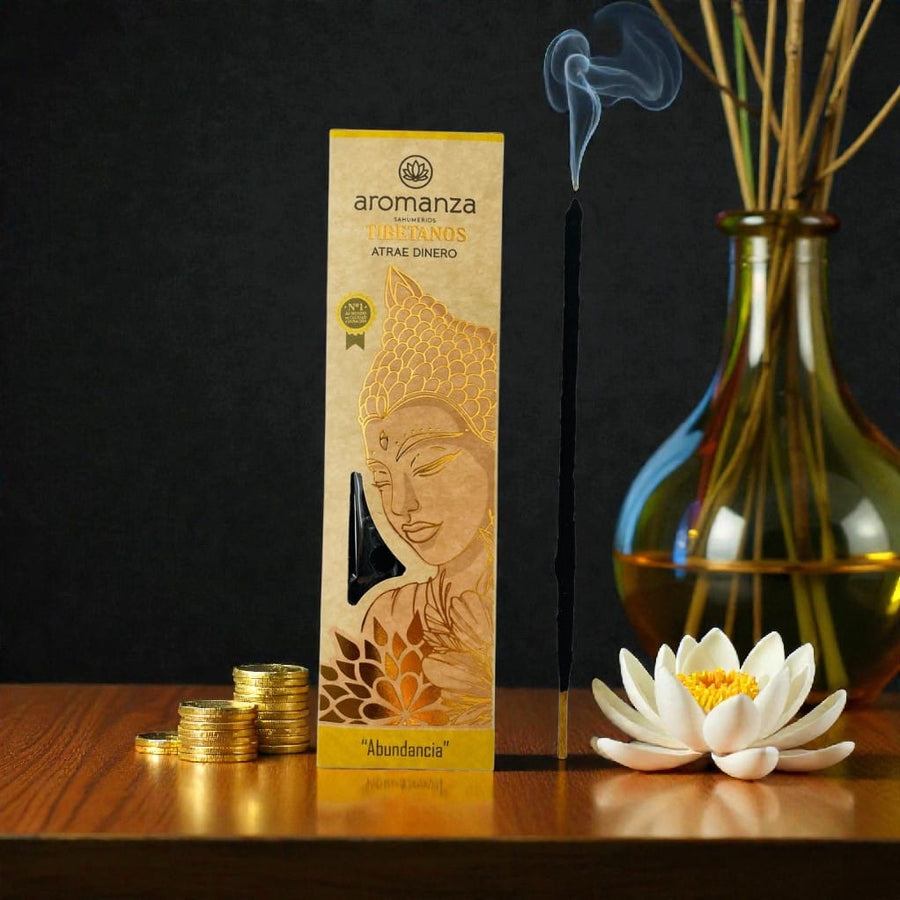 Sahumerio Tibetano Atrae Dinero - Aromanza