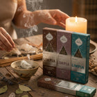 Ritual Energía Limpia | Pack Sahumerios (Armonizar · Sanar · Revitalizar · Renacer)