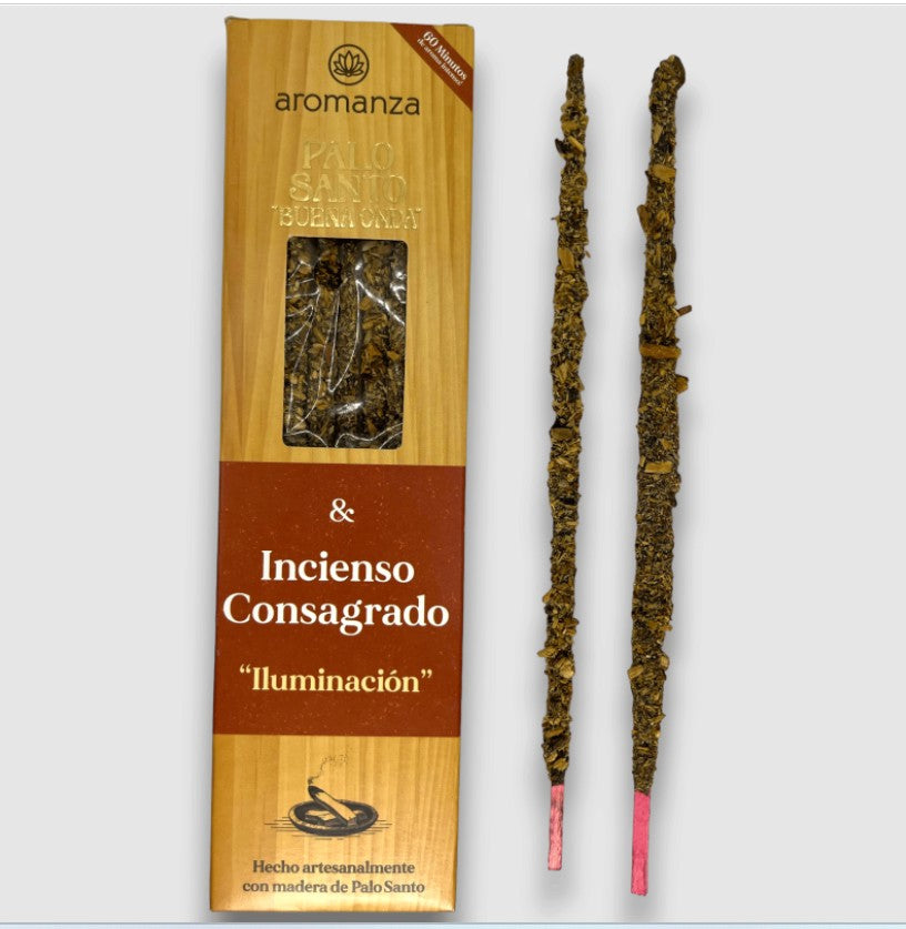 Sahumerio Palo Santo Buena Onda de Incienso Consagrado - Aromanza