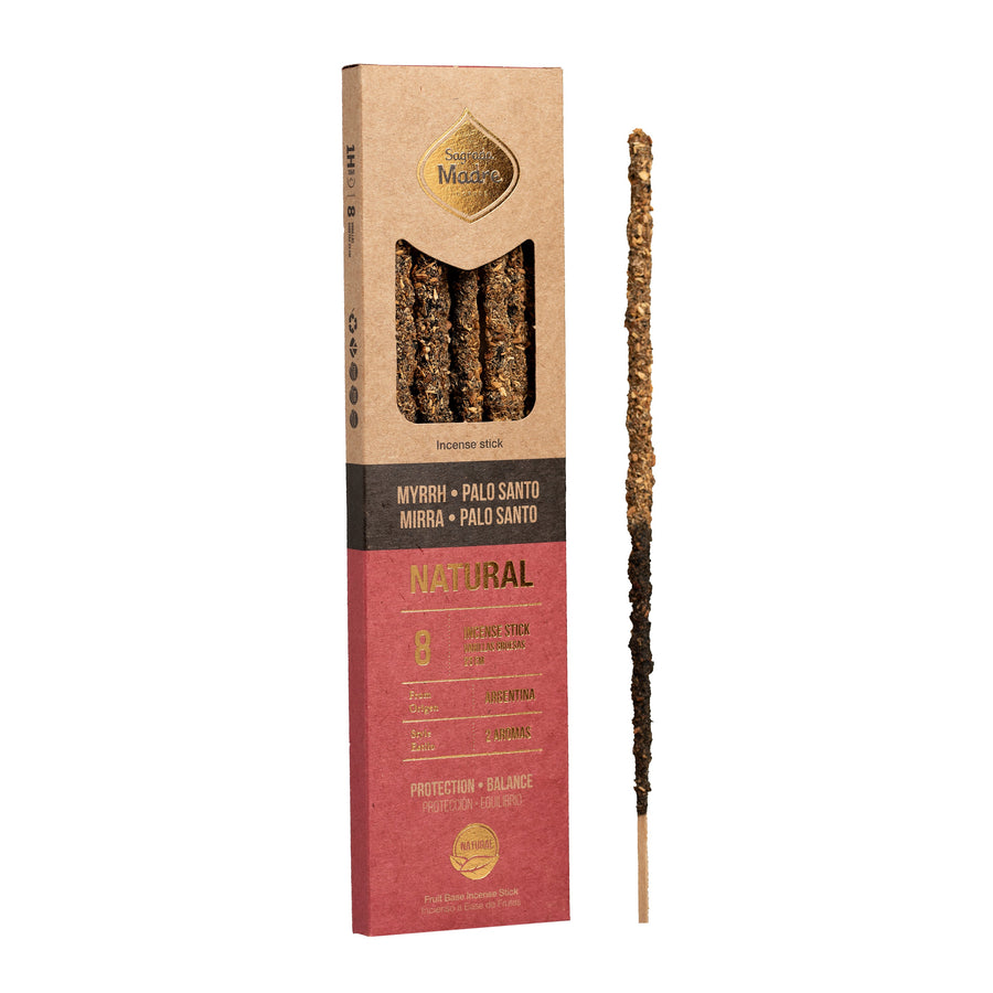 Sahumerio Natural Doble Mirra y Palo Santo