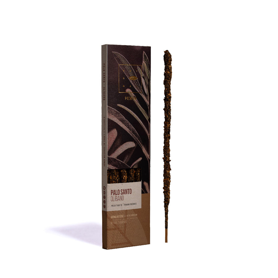 Sahumerio Natural Premium Palo Santo – Olíbano