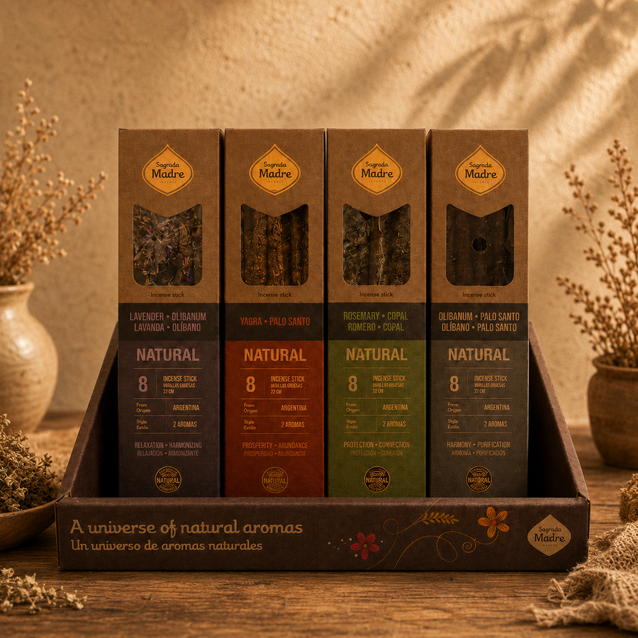 Pack Mayorista Sahumerios Dobles Naturales 24 Unidades