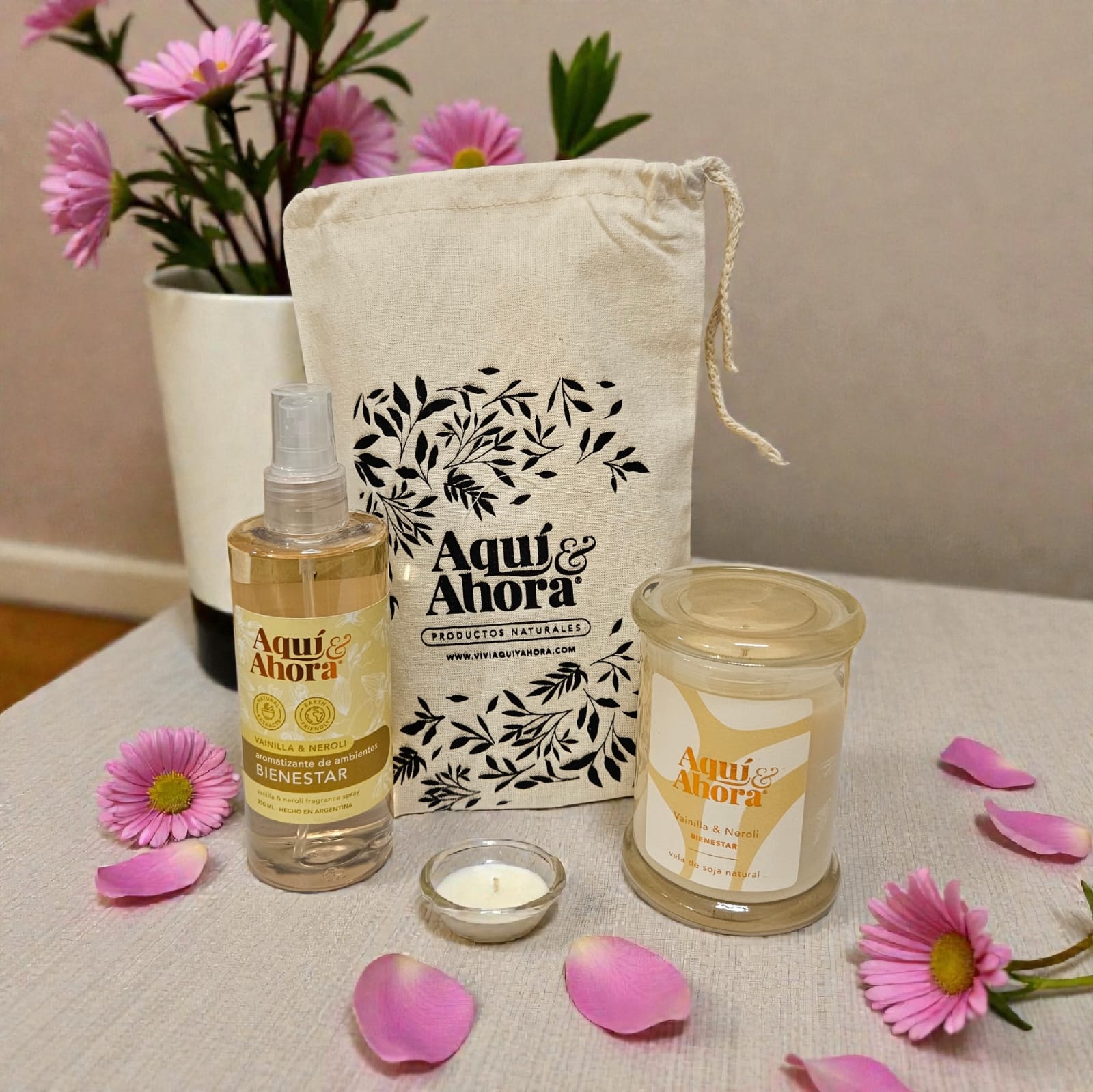 Ritual Amor & Bienestar – Regalo con Intención Vela Lab + Aromatizador Chic Kit San Valentín – - Portal Zen